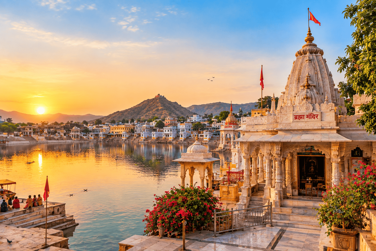 Brahma Mandir in Pushkar